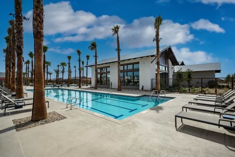 Heated Lap Pool at Del Webb North Ranch, North Las Vegas, NV