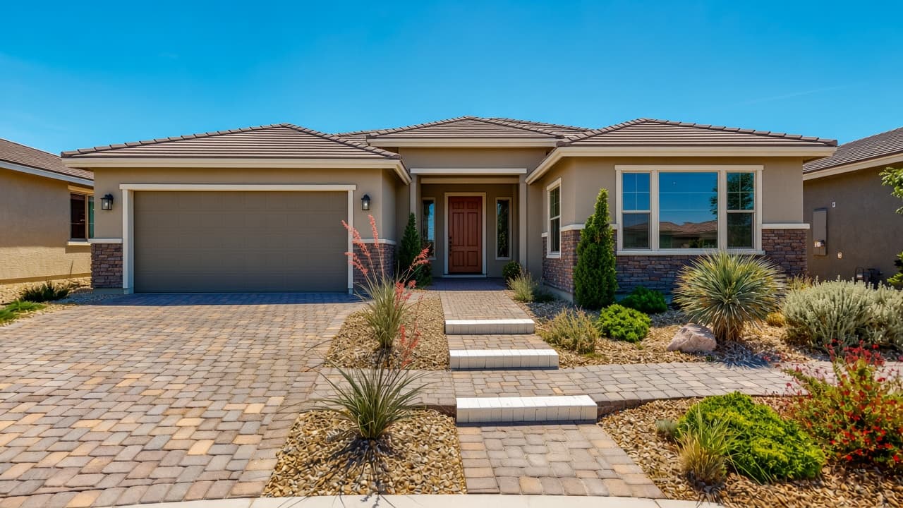 Sanctuary Retreat Series single-story home, 1,716 sq ft at Del Webb North Ranch in North Las Vegas
